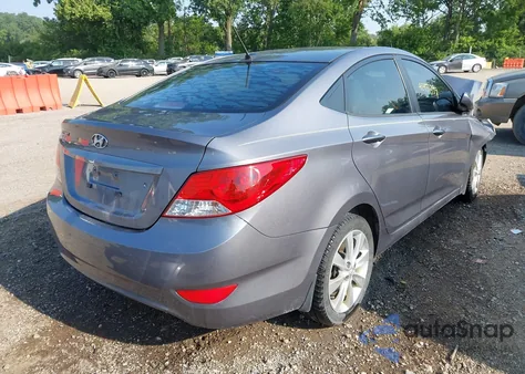 2014 Hyundai Accent Gls/Se from USA, damaged, VIN KMHCU4AE8EU737235